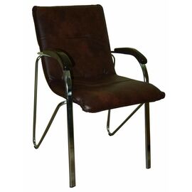 Офісний стілець Примтекс плюс Samba chrome wood 1.031 S-61 Brown (Samba chrome wood 1.031 S-61)