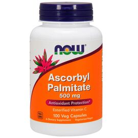 Витамин Now Foods Аскорбил Пальмитат, Ascorbyl Palmitate, 500 мг, 100 вегетар (NOW-00608)