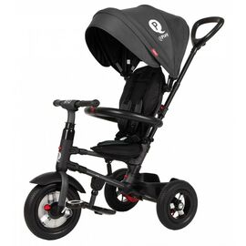 Детский велосипед QPlay Rito Rubber Black складаний триколісний (S380-10BlackRubber)