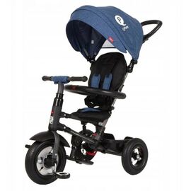 Детский велосипед QPlay Rito Rubber Blue складаний триколісний (S380-10BlueRubber)