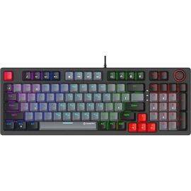Клавіатура GamePro MK120R LED Red Switches USB Black (MK120R)