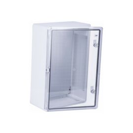 Шафа настінна ADAL PANO 600х400х200, з прозор. двецятами, IP65, Бокс ударостійкий, ABS пластик (111521)