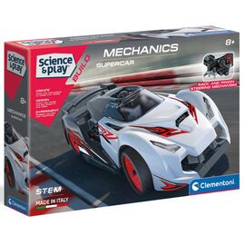 Конструктор Clementoni 2 в 1 Racing Car, серия Science & Play, 100 деталей (75057)