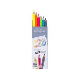 Карандаши цветные Cretacolor МЕГА Artist Studio Line 5 шт неоновых + 1 графитовый МЕГА НВ (9014400277109)