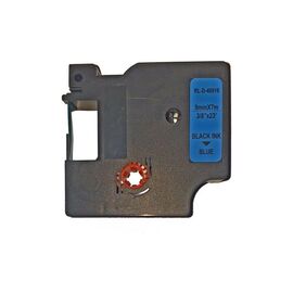 Лента для принтера этикеток UKRMARK D-40916P, 9мм х 7м, черным на синем, совместимая с DYMO D1 S0720710 (CD40916P)