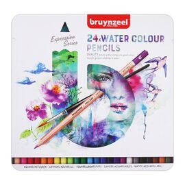 Карандаши цветные Bruynzeel EXPRESSION, акварельные 24 цветов (8712079424978)