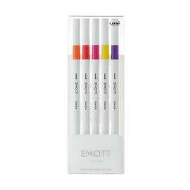 Лайнер UNI набор Emott Passion Color 0.4 мм 5 цветов (PEM-SY/5C.02PC)