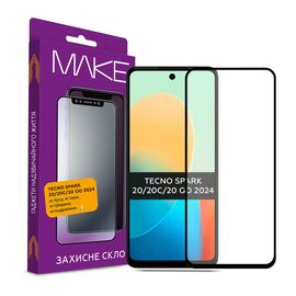 Стекло защитное MAKE Tecno Spark 20/20C/20 Go 2024 (MGF-TS20)