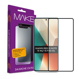 Стекло защитное MAKE Xiaomi Redmi Note 13 4G/Note 13 Pro 5G (MGF-XRN134G/N13P5G)