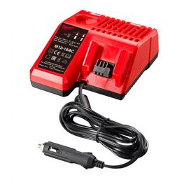 Зарядное устройство для аккумуляторов инструмента Milwaukee M12-18 AC 12В, автомобильный (4932459205)
