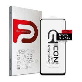 Стекло защитное Armorstandart Icon Xiaomi Poco X5 5G Black (ARM66385)