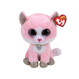 Мягкая игрушка Ty Beanie Boo's Розовый котенок FIONA 15 см (36366)