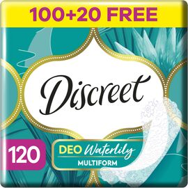 Ежедневные прокладки Discreet Deo Waterlily 120 шт. (8700216234245)