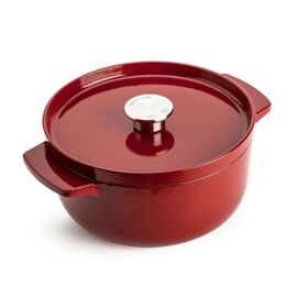 Кастрюля KitchenAid чавунна з кришкою 3,3 л Червона (CC006057-001)