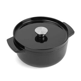 Кастрюля KitchenAid чавунна з кришкою 3,3 л Чорна (CC006058-001)