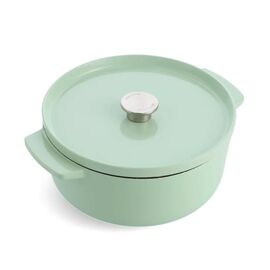 Кастрюля KitchenAid чавунна з кришкою 5,2 л Фісташкова (CC007434-001)