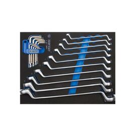 Ключ KING TONY набор накидных и TORX L-образных, (9-90119MRV)