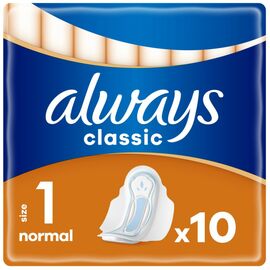 Гигиенические прокладки Always Classic Normal Размер 1 10 шт. (4015400259275)
