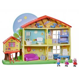 Игровой набор Peppa Pig Коттедж Пеппы День-ночь 3 фигурки, свет, звук (F2188)