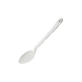 Ложка поварская Bora Plastik для роздачі перфорована 33 см Біла (BO718WH)