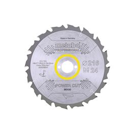 Диск пильный Metabo Power Cut Wood - Professional, 216х30мм, 24 зубца (628009000)