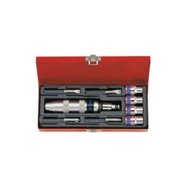 Отвертка KING TONY ударная 1/2" с битами 10 шт (4505MR)