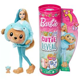Кукла Barbie Cutie Reveal Великолепное комбо Медвежонок в костюме дельфина (HRK25)