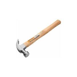 Молоток Tolsen с гвоздодером 560 гр (20 oz) деревянная ручка (25032)