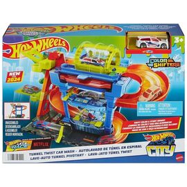 Автотрек Hot Wheels City Автомойка: Бешеные виражи (HTN80)