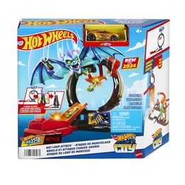 Автотрек Hot Wheels Невероятная атака летучей мыши (HTN78)