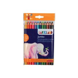 Карандаши цветные Derwent Jumbo Coloured Lakeland, 12 цветов (5028252048880)