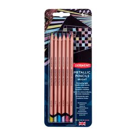 Карандаши цветные Derwent Metallic COLOURS, 6 цветов (5028252598613)
