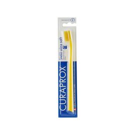Зубная щетка Curaprox CS 5460 Ultra Soft Ультрамягкая D 0.10 мм Желтая с желтой щетиной (CS 5460-03)