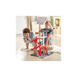 Автотрек Hape с паркингом, лифтом и вертолетной площадкой (E3019A)