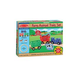 Игровой набор Melissa&Doug деревянный "Поезд с животными" (MD10644)