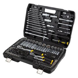 Набор инструментов Sigma насадок торцевых и бит 1/4", 3/8", 1/2" 216шт CrV (6003841)