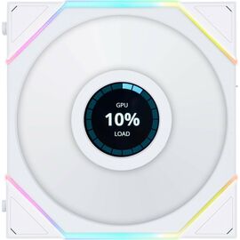 Кулер до корпусу Lian Li Reverse TL LCD 120-1, White Cooler (G99.12RTLLCD1W.00)