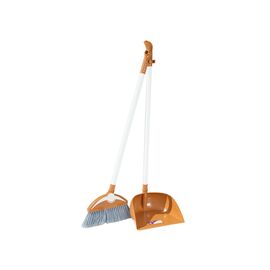 Комплект для уборки Irak Plastik Dodo Метла с совком Кремовый (4679)