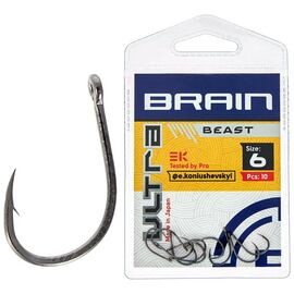 Крючок Brain fishing Ultra Beast 6 (10шт/уп) (1858.52.50)