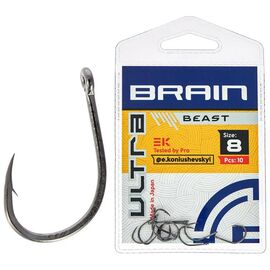 Крючок Brain fishing Ultra Beast 8 (10шт/уп) (1858.52.49)