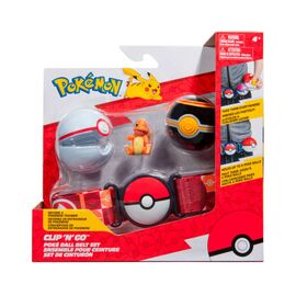 Игровой набор Pokemon W14 - Пояс с покеболами Чармандер (PKW3163)