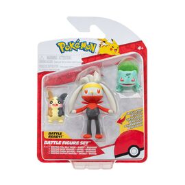 Фигурка Pokemon набор W18 - Морпеко, Бульбазавр, Рабут (PKW3055)
