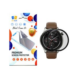 Стекло защитное Drobak Amazfit GTR 4 Black Frame A+ (323215)