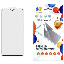 Скло захисне Drobak Poco C40 \ Poco C55 Black Frame A+ (535398)