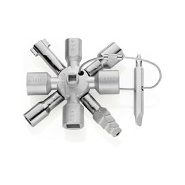Ключ KNIPEX TwinKey для электрошкафов (00 11 01)