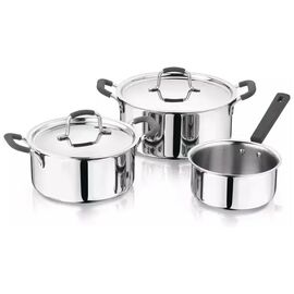 Набор посуды MasterPro Foodies collection 2 каструлі та ківш 16/20/24 см (BGEU-5539)