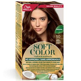 Краска для волос Wella Soft Color Безаммиачная 50 - Светло-коричневый (3614228865821)