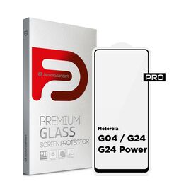 Стекло защитное Armorstandart Pro Motorola G04 / G24 / G24 Power Black (ARM74296)