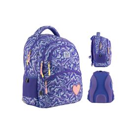 Рюкзак шкільний GoPack Education 175M-4 Shiny Heart (GO24-175M-4)