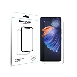 Стекло защитное BeCover Tecno Camon 19 (CI6n) / 19 Pro (CI8n) 3D Crystal Clear Glass (708132)